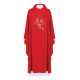 Gesticktes Messgewand mit Kreuz + Ohren - liturgische Farben (42)