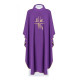 Gesticktes Messgewand mit Kreuz + Ohren - liturgische Farben (42)