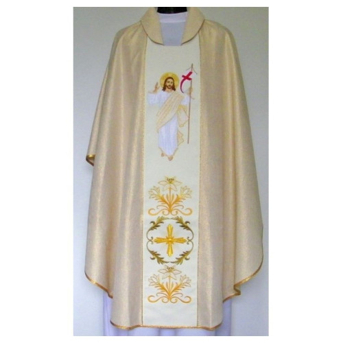 Gesticktes Messgewand - Christus ist auferstanden (47)