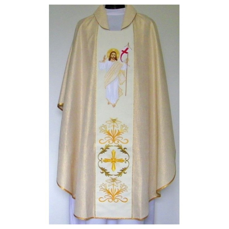 Gesticktes Messgewand - Christus ist auferstanden (47)