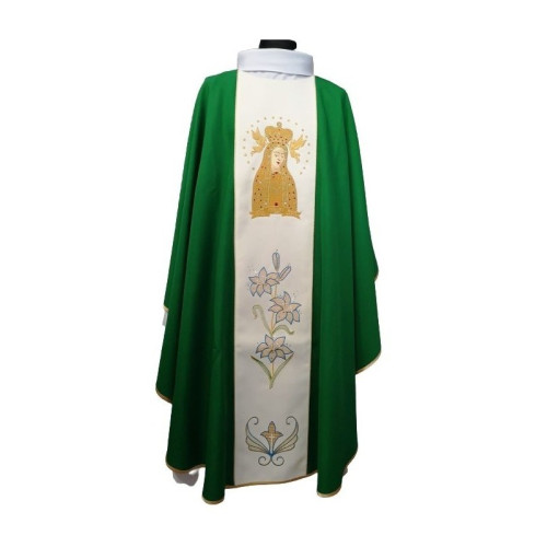 Grünes Messgewand der Muttergottes von Lichen