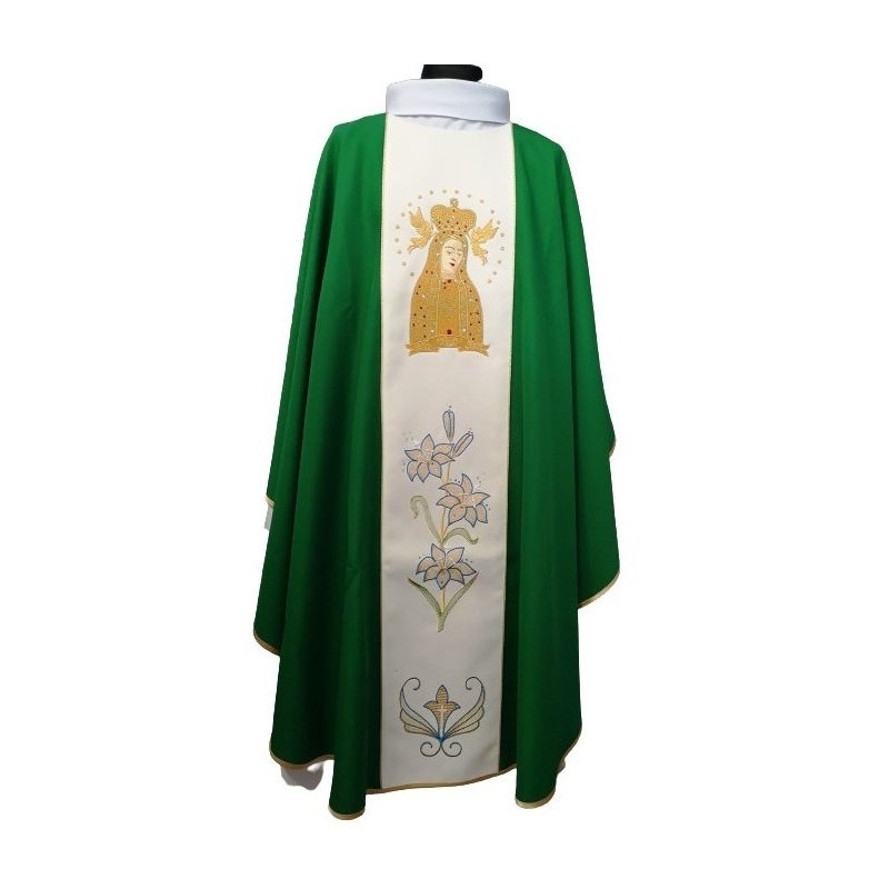 Grünes Messgewand der Muttergottes von Lichen