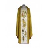 Weihnachtsmessgewand mit goldener Rosette - Heilige Familie (4)