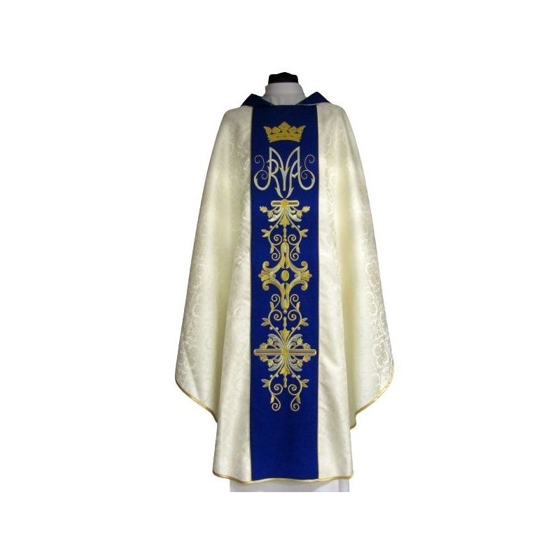 Marianisches Messgewand gestickt - Rosette (22)