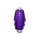 Gesticktes Messgewand lila - Kreuz (15)