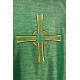 Grünes Messgewand gestickt - Kreuz (18)