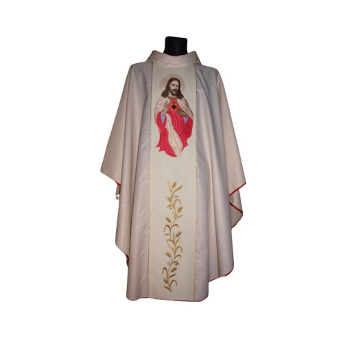Gesticktes Messgewand Heiligstes Herz Jesu