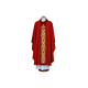 Gesticktes rotes Messgewand - Kreuz, Ornament (19)