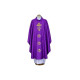 Lila Messgewand gestickt, Damaststoff - Kreuz (22)