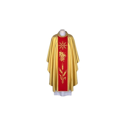 Goldmessgewand mit IHS - gewebtem Ziergürtel (96)