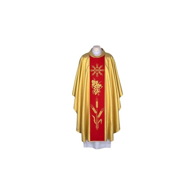 Goldmessgewand mit IHS - gewebtem Ziergürtel (96)