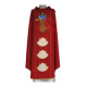 Rotes Messgewand, gestickt - St. Jakobus (2)
