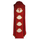Rotes Messgewand, gestickt - St. Jakobus (2)