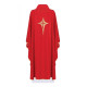 Messgewand, bestickt mit dem Symbol des Kreuzes - rot (H2)