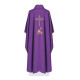 Gesticktes Messgewand mit IHS-Symbol - violett (H3)