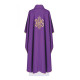 Gesticktes Messgewand mit IHS-Symbol - violett (H5)