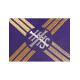 Messgewand gesticktes Kreuz mit IHS-Symbol - violett (H7)