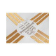 Messgewand gesticktes Kreuz mit IHS-Symbol - ecru (H7)