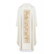 Messgewand bestickt mit dem Symbol des eucharistischen Kelches - ecru (H12)