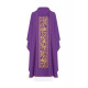 Messgewand, bestickt mit dem Symbol des eucharistischen Kelches - violett (H12)