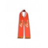 Bestickte Priesterstola - rot (10)