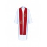 Alpha und Omega Priesterstola - gestickt (4)