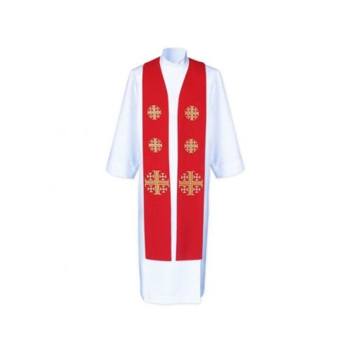 Konzelebrationsstola des Priesters - Jerusalemkreuze (8)