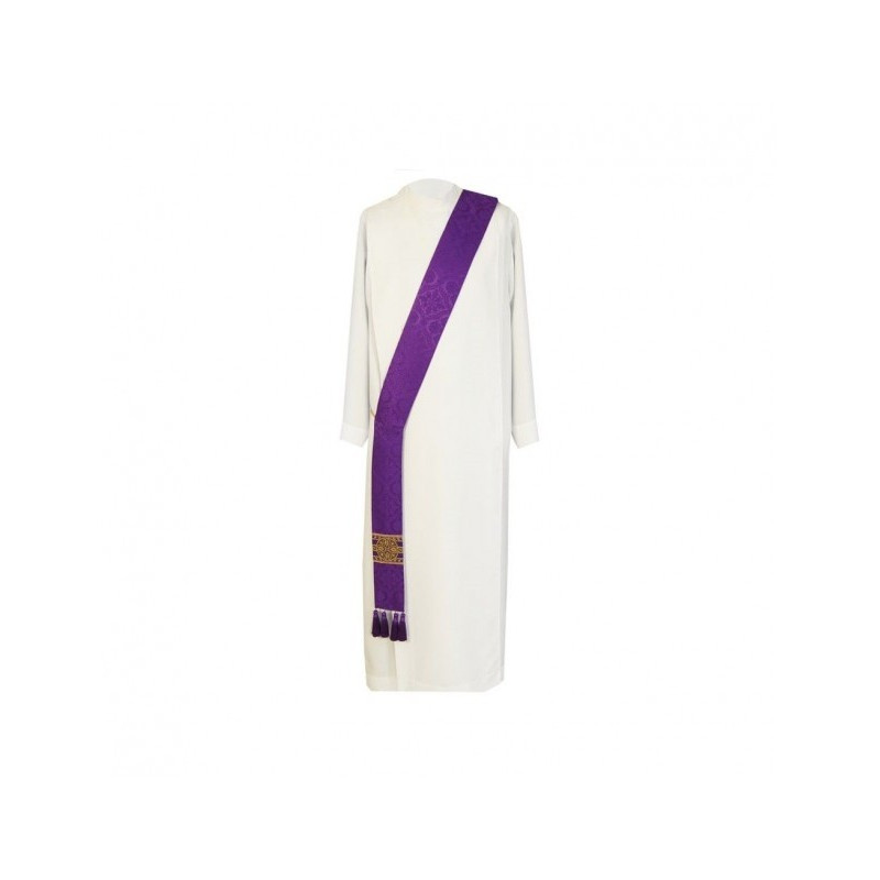 Stola des Diakons lila - Jacquard