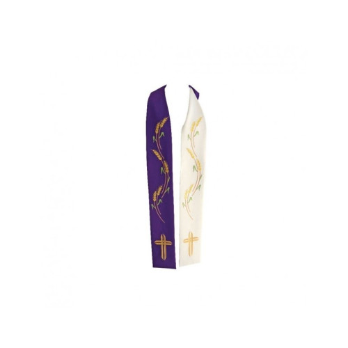 Doppelseitige Priesterstola - Ohren, Kreuz (1)