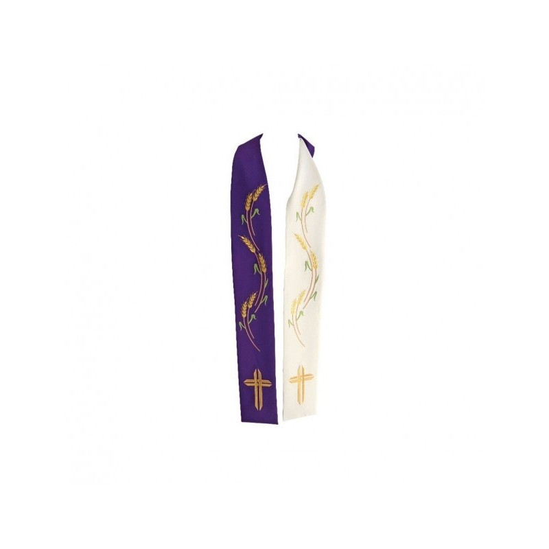 Doppelseitige Priesterstola - Ohren, Kreuz (1)