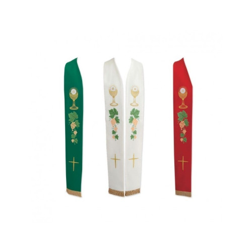 Stola des eucharistischen Priesters - 3 Farben