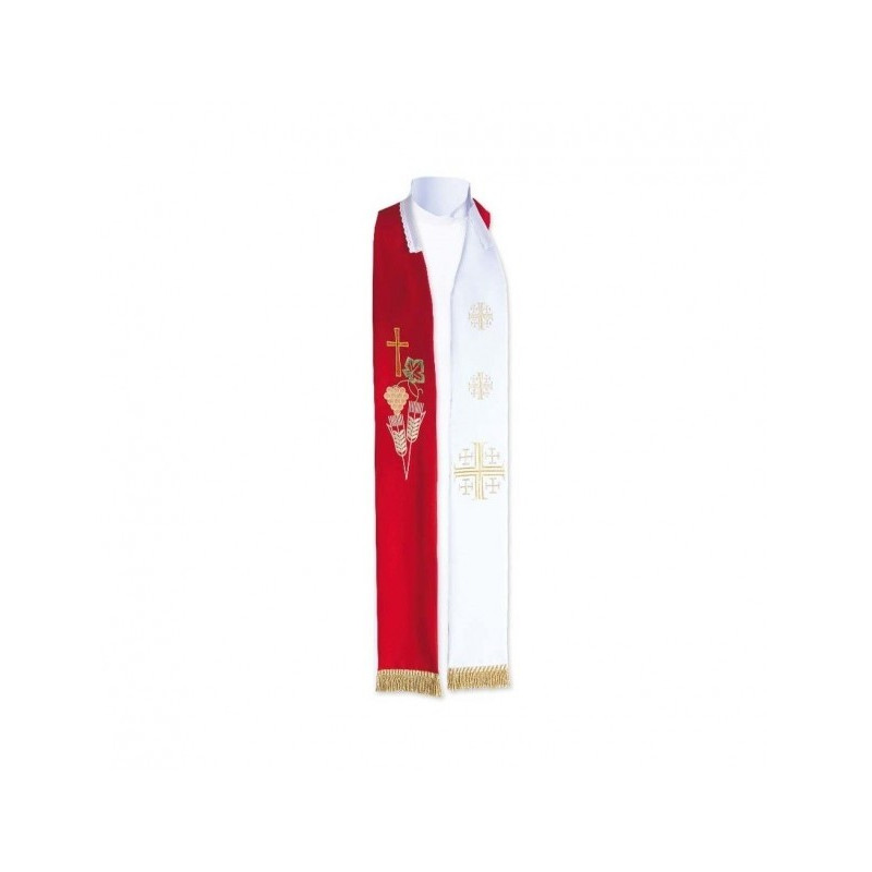 Beidseitige Priesterstola Kreuz, Ohren (K6)
