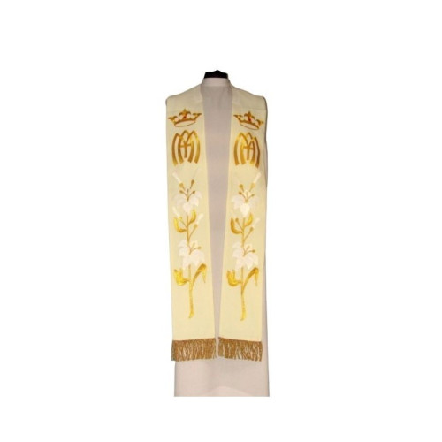 Marianische Stola Goldstickerei
