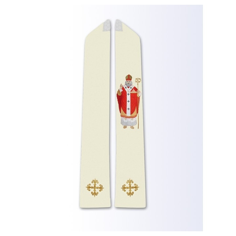 Stola mit Abbildung des Heiligen Nikolaus.