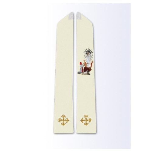 Stola mit Bildnis der Muttergottes von Lourdes