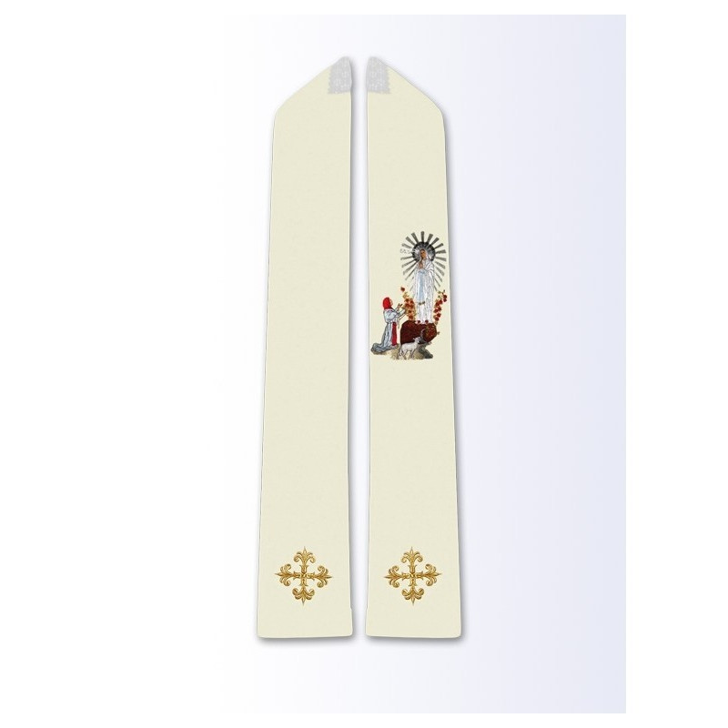 Stola mit Bildnis der Muttergottes von Lourdes