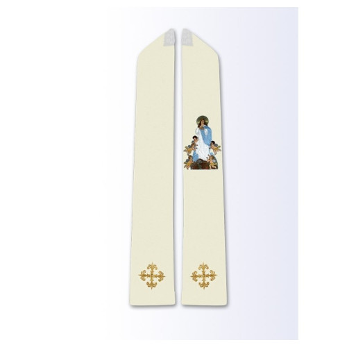 Stola mit dem Bild der Himmelfahrt der seligen Jungfrau Maria