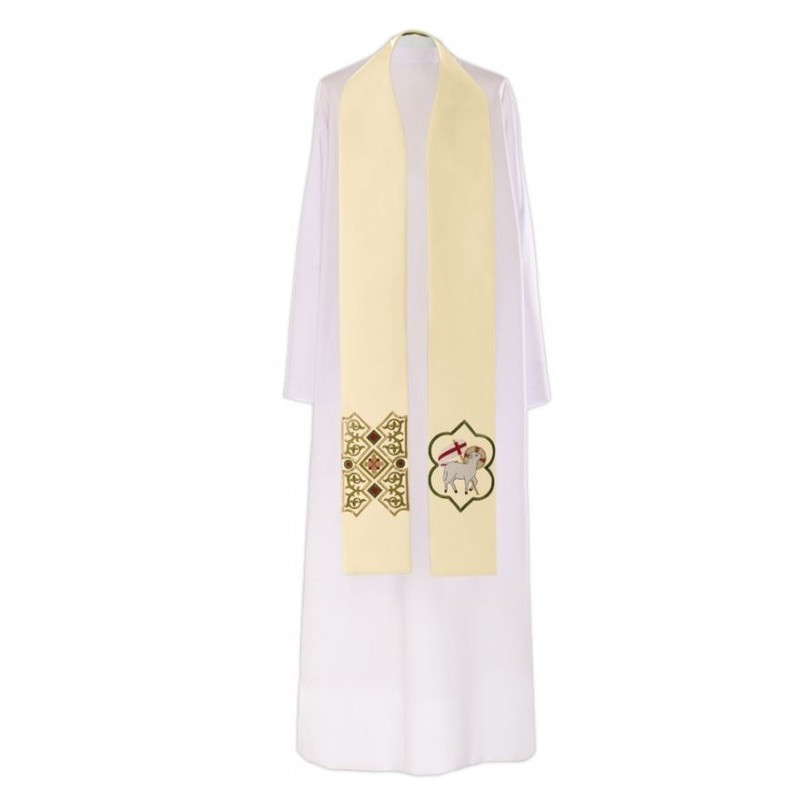 Osterstola des Priesters mit dem Lamm (3)