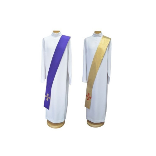 Stola des Diakons - gold/violett