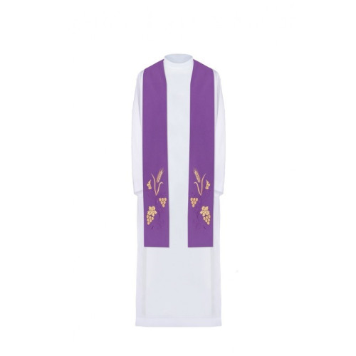 Gestickte Stola - liturgische Farben (3)
