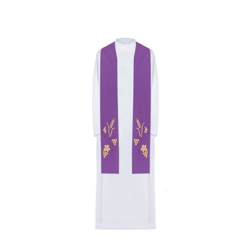 Gestickte Stola - liturgische Farben (3)