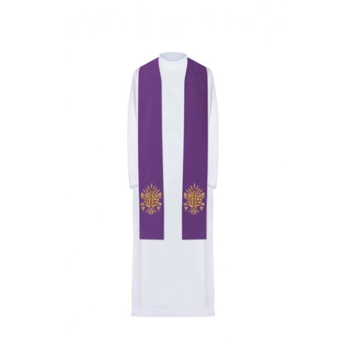 Bestickte Stola - liturgische Farben (26)