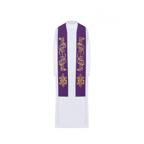 Bestickte Stola - liturgische Farben (31)