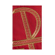 Bestickte Stola - liturgische Farben (75)