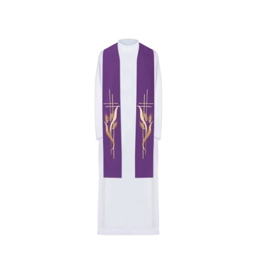 Bestickte Stola - liturgische Farben (83)