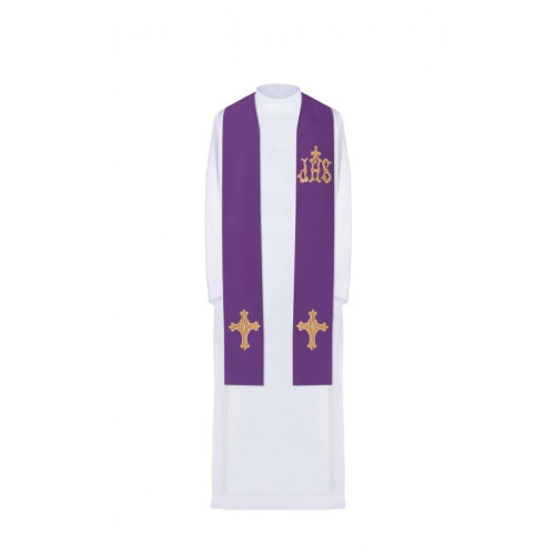 Gestickte Stola - liturgische Farben (157)
