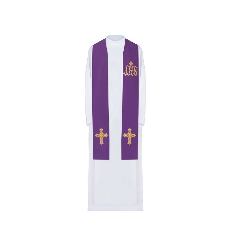 Gestickte Stola - liturgische Farben (157)