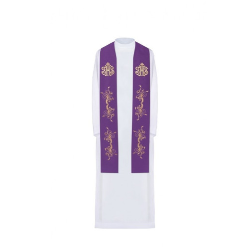 Gestickte Stola - liturgische Farben (413)