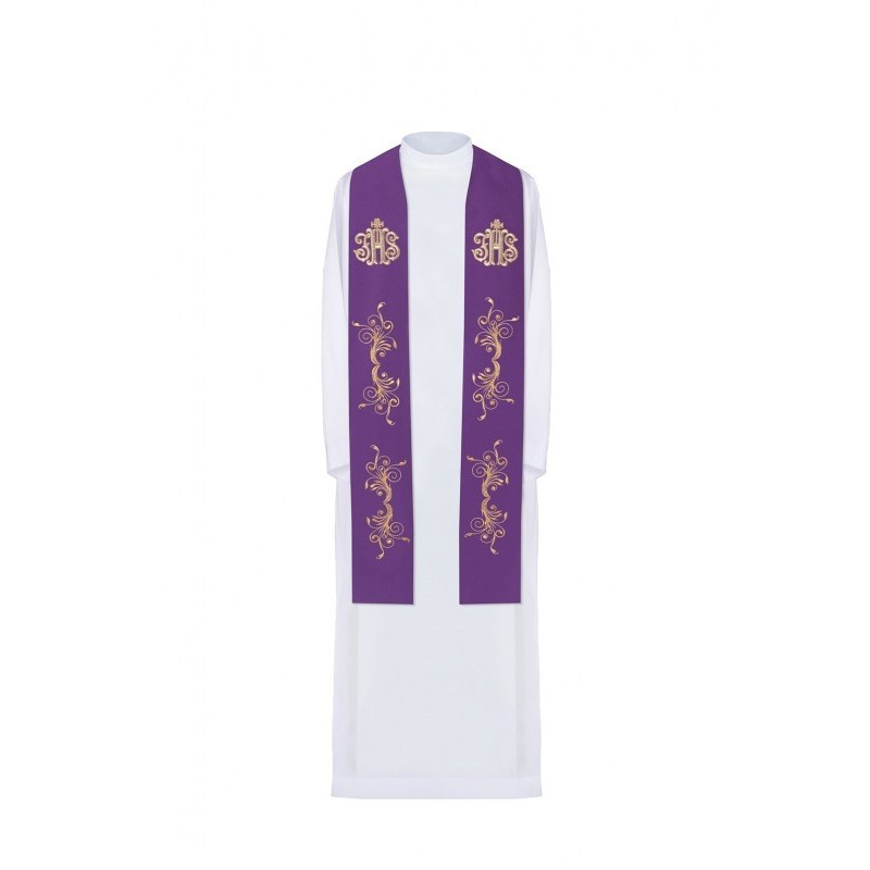 Gestickte Stola - liturgische Farben (413)