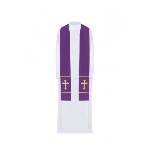 Bestickte Stola - liturgische Farben (63)
